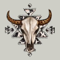 Bull Skull With Aztec Heavyweight Hoodie | Teevron