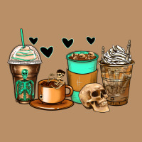 Skeleton Coffee Cups Vintage Hoodie | Teevron