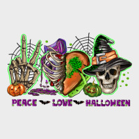 Peace Love Halloween Urban Hoodie | Teevron