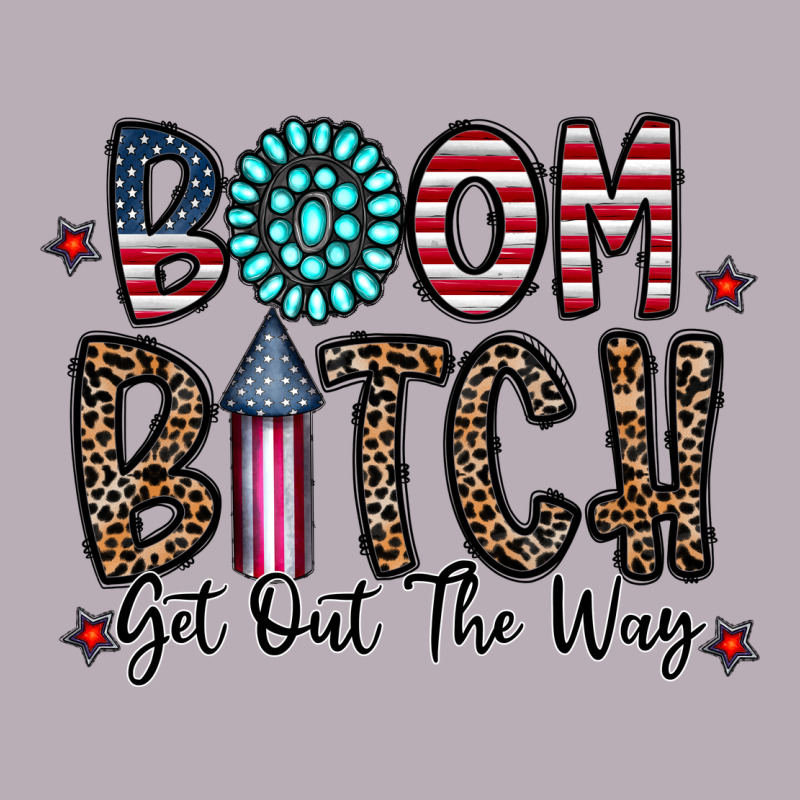 Boom Bitch Vintage Tee by CowhideDigitalArt | Teevron
