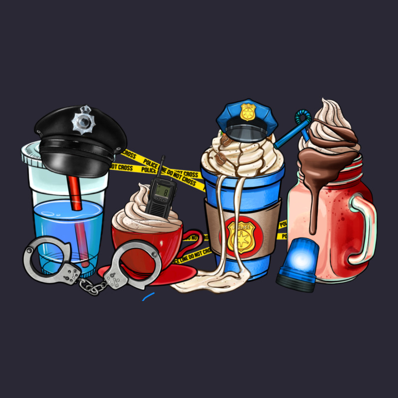 Police Coffee Cup Vintage Tee by AdoDesignShop | Teevron