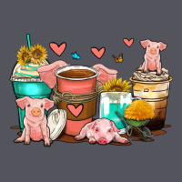 Pigs Coffee Cups Vintage Hoodie | Teevron