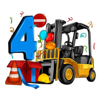 forklift birthday four | Teevron
