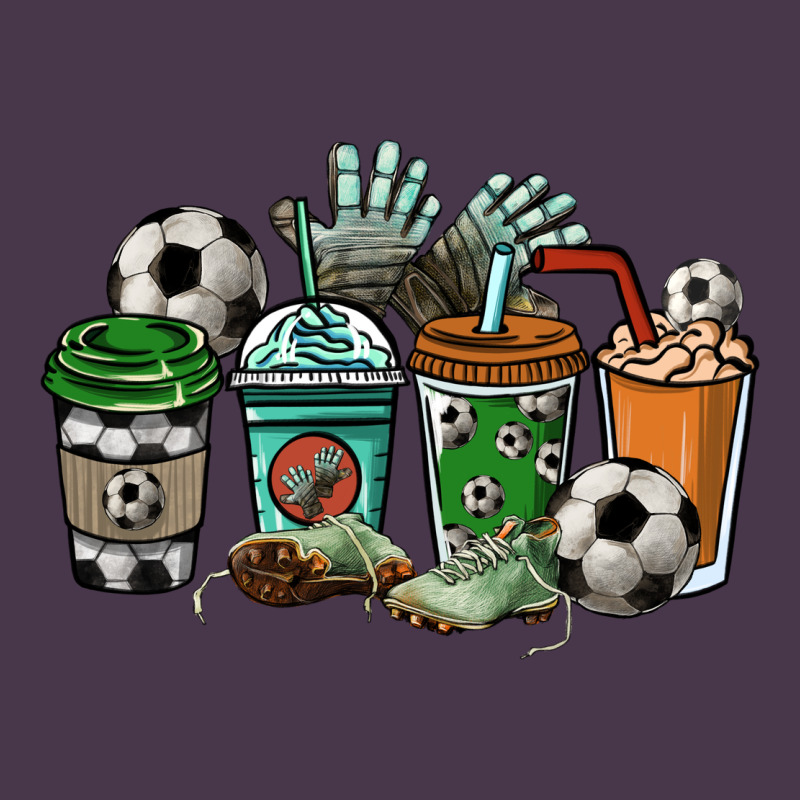 Soccer Coffee Cups Heavyweight Hoodie by NancyCooperArtShop | Teevron