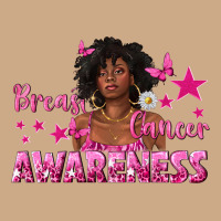 Breast Cancer Awareness With Afro Woman Vintage Hoodie | Teevron