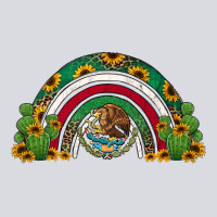 Mexican Flag Cactus And Sunflowers Rainbow Zipper Hoodie | Teevron