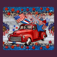 American Truck 4th Of July Mousepad Premium Tee | Teevron