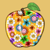 Colorful Flora Apple Teacher Premium Sweatshirt | Teevron
