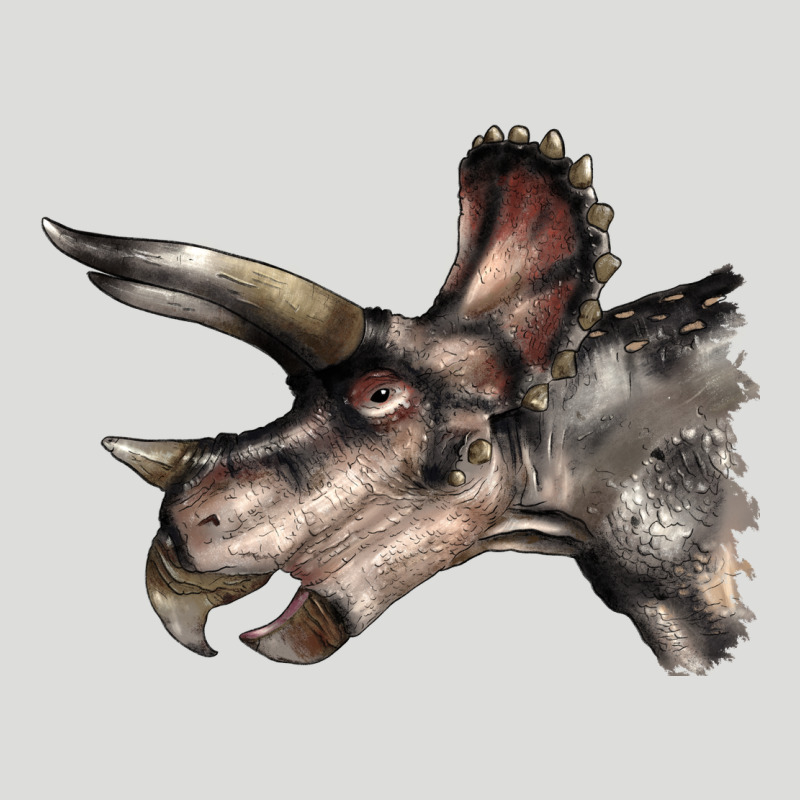Triceratops Horridus Face Zipper Hoodie by LillyAllenDesigns | Teevron