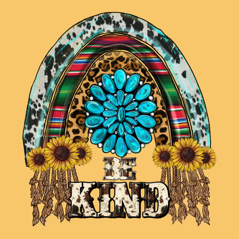 Western Rainbow  Be Kind Vintage Hoodie by RanaPortraitStore | Teevron