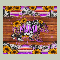 Mama Bear Sunflowers Purple Long Sleeve Tee | Teevron