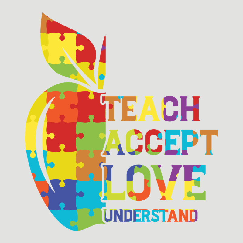 Autism Teach Accept Understand Love Classic Tee by CowhideDigitalArt | Teevron