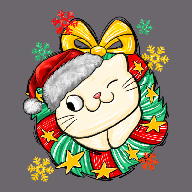 Christmas Wreaths Cat Premium Sweatshirt by MaliasSmallBusiness | Teevron