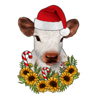 calf sunflower christmas | Teevron