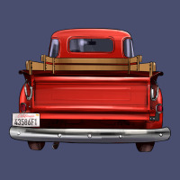 Western Red Truck Back View Vintage Tee | Teevron