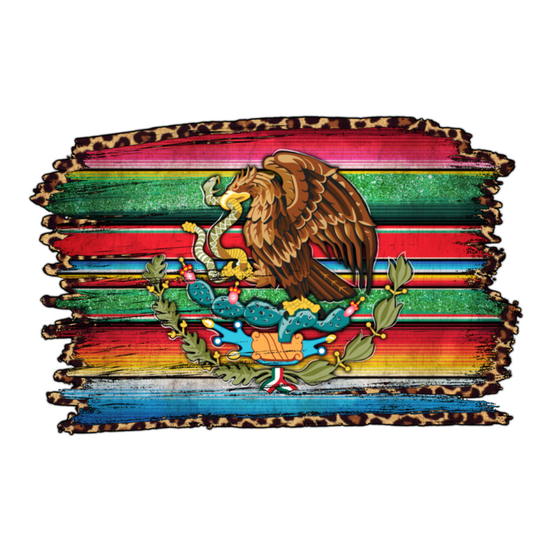 Serape Leopard Mexican Flag Zipper Hoodie by Jasminsmagicworld | Teevron