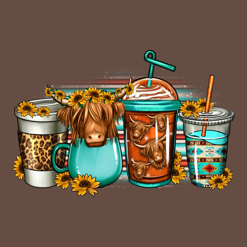 Longhaired Cow Coffee Cups Long Sleeve Tee by Jasminsmagicworld | Teevron