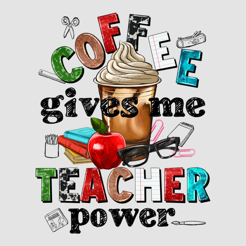 Coffee Gives Me Teacher Power Premium Sweatshirt by NancyCooperArtShop | Teevron