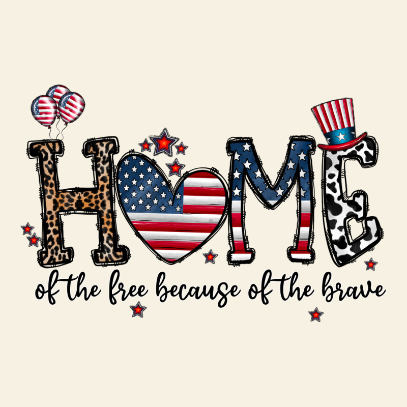 Home Of The Free Beacuse Of The Brave Vintage Tee by CowhideDigitalArt | Teevron