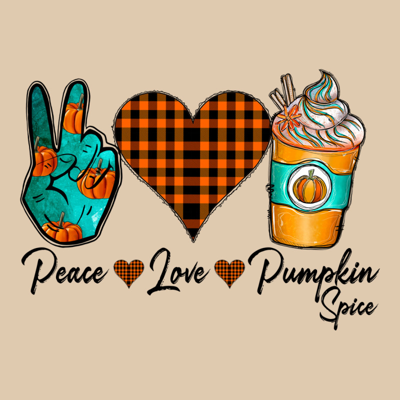 Peace Love Pumpkin Spice Heavyweight Sweatshirt by CowhideDigitalArt | Teevron