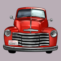 Western Red Truck Front View Vintage Tee | Teevron