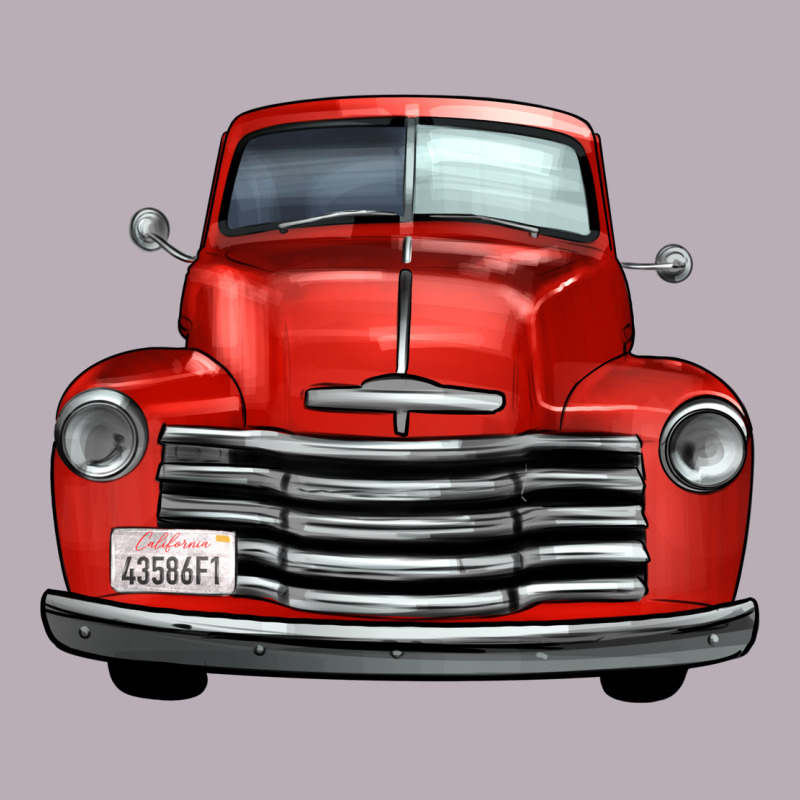 Western Red Truck Front View Vintage Tee by FaDigitalArtStudio | Teevron