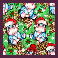 Christmas Cute Hippo Sitting Urban Hoodie | Teevron