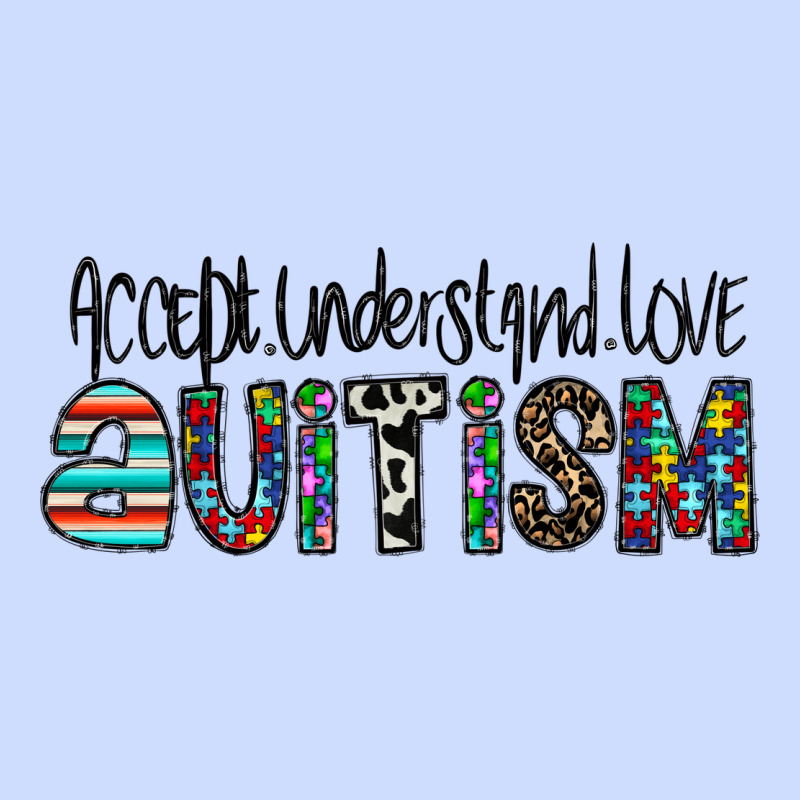 Accept. Understand Love Autism Urban Heavy Tee by CowhideDigitalArt | Teevron