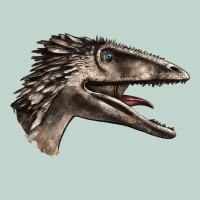 Deinonychus Face Zipper Hoodie | Teevron
