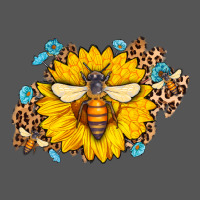 Bee Sunflower Leopard Zipper Hoodie | Teevron