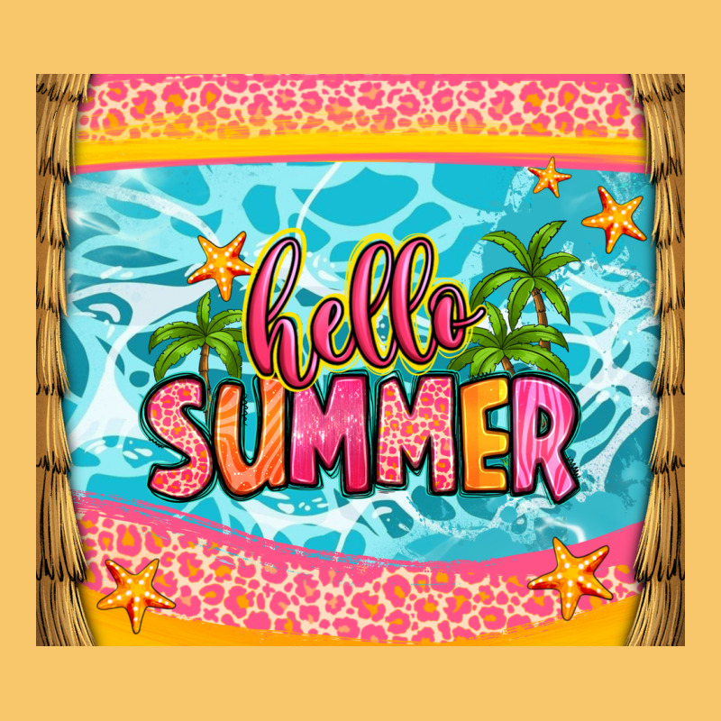 Hello Summer Vintage Hoodie by Zillion Design Studio | Teevron