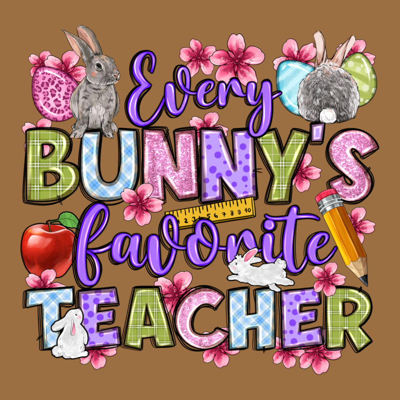 Easter Day Every Bunny's Favorite Teacher Vintage Tee by OliviaCreatesArt | Teevron