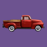 Western Red Truck Right Side View Vintage Tee | Teevron