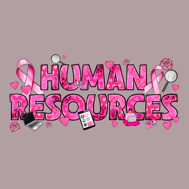 Breast Cancer Human Resources Vintage Hoodie by texasbilliewilder | Teevron