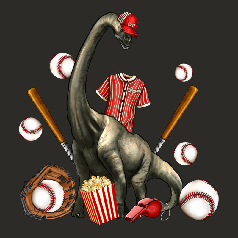 Brachiosaurus With Baseball Heavy Core Tee by Artiststas | Teevron