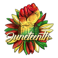Juneteenth Fist Sunflower Premium Tee | Teevron