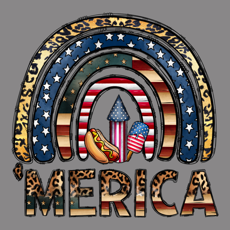 Merica Rainbow Vintage Tee by CowhideDigitalArt | Teevron