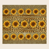 Leopard Glitter Sunflower Tumbler Zipper Hoodie | Teevron