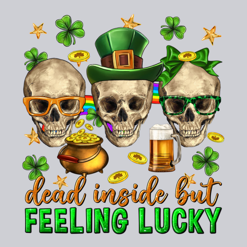 Dead Inside But Feeling Lucky St. Patricks Day Heavyweight Sweatshirt by Neo Western | Teevron