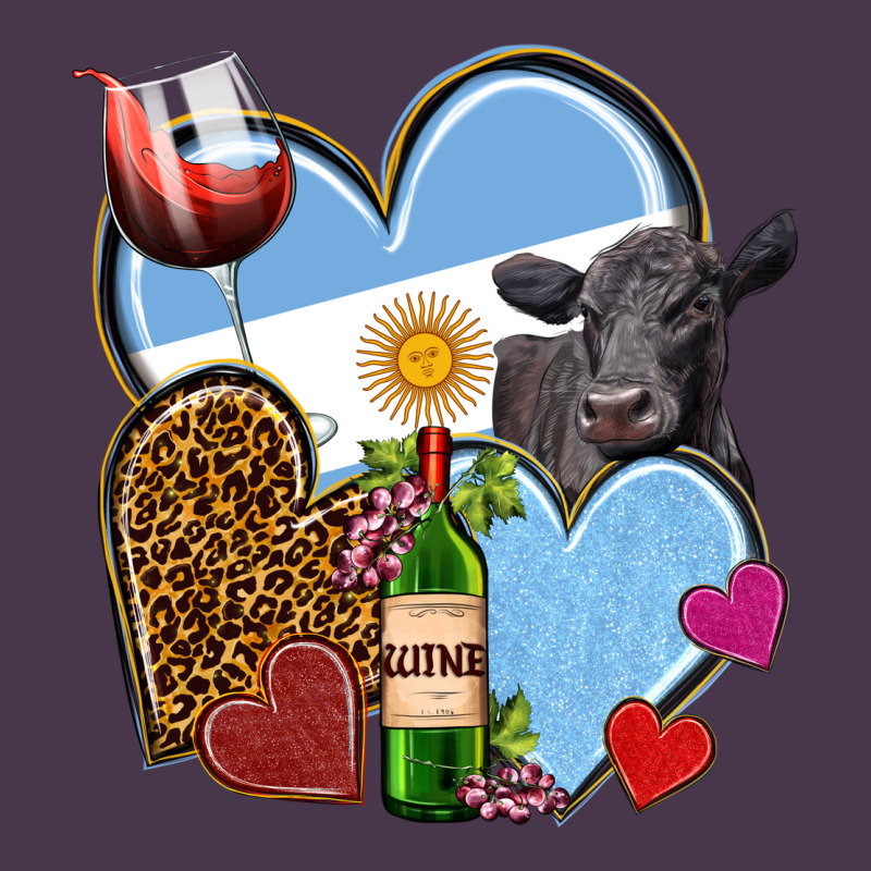 Argentina Hearts Heavyweight Hoodie by NancyCooperArtShop | Teevron