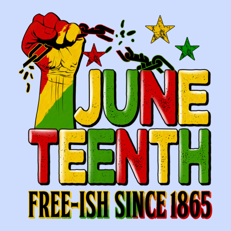 Juneteenth Fist Free Ish Since 1865 Urban Heavy Tee by HRA Design Shop | Teevron