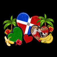 Dominican Republic Hearts Heavy Core Tee | Teevron