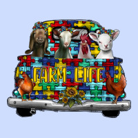 Farm Life Truck Autism Urban Heavy Tee | Teevron