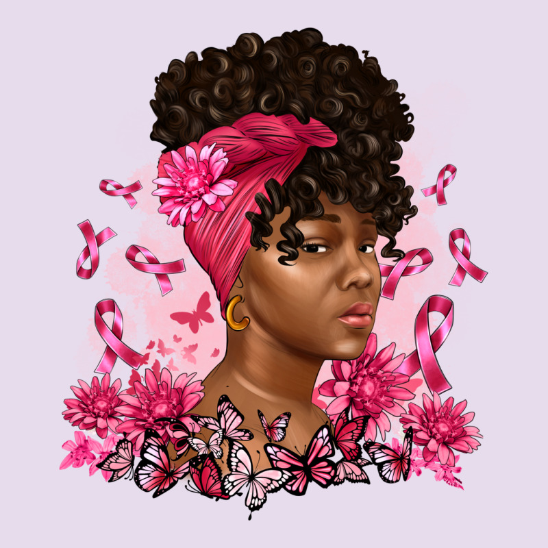 Breast Cancer Afro Woman Premium Hoodie by Artiststas | Teevron