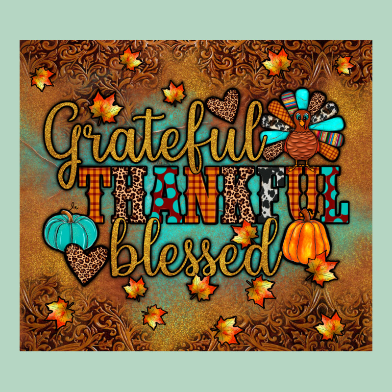 Grateful Thankful Blessed Turkey Classic Tee by JahusDesignShop | Teevron