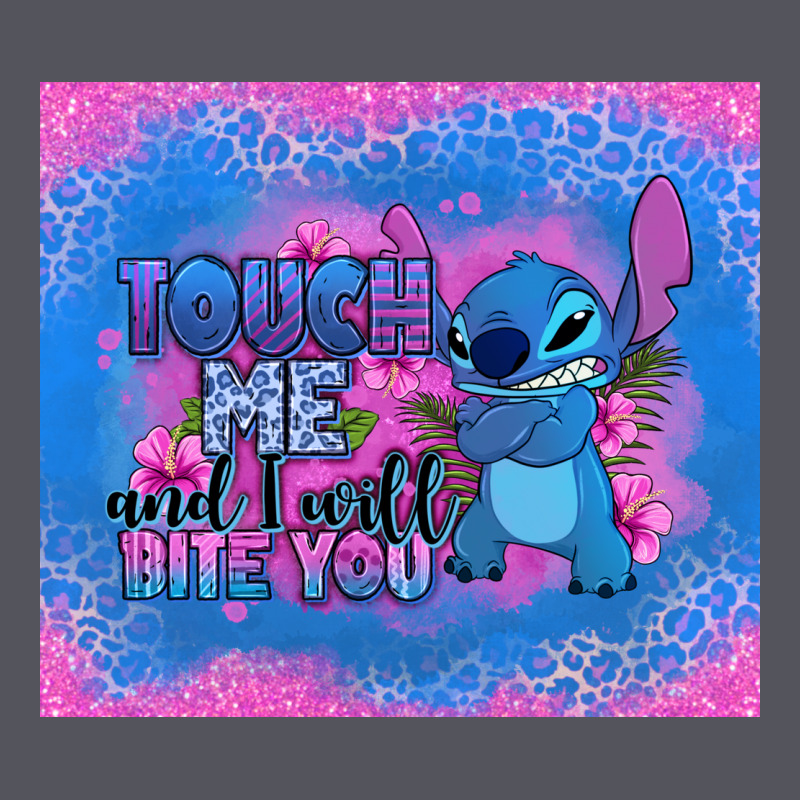 Touch Me And I Will Bite You Stitch Vintage Hoodie by Zillion Design Studio | Teevron