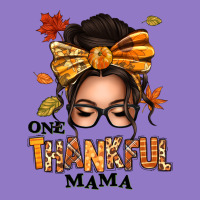 One Thankful Mama Afro Messy Bun Urban Hoodie | Teevron