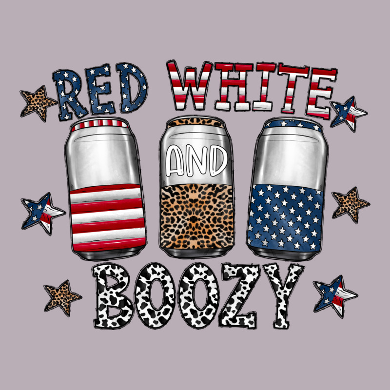 Red White Boozy Vintage Tee by CowhideDigitalArt | Teevron