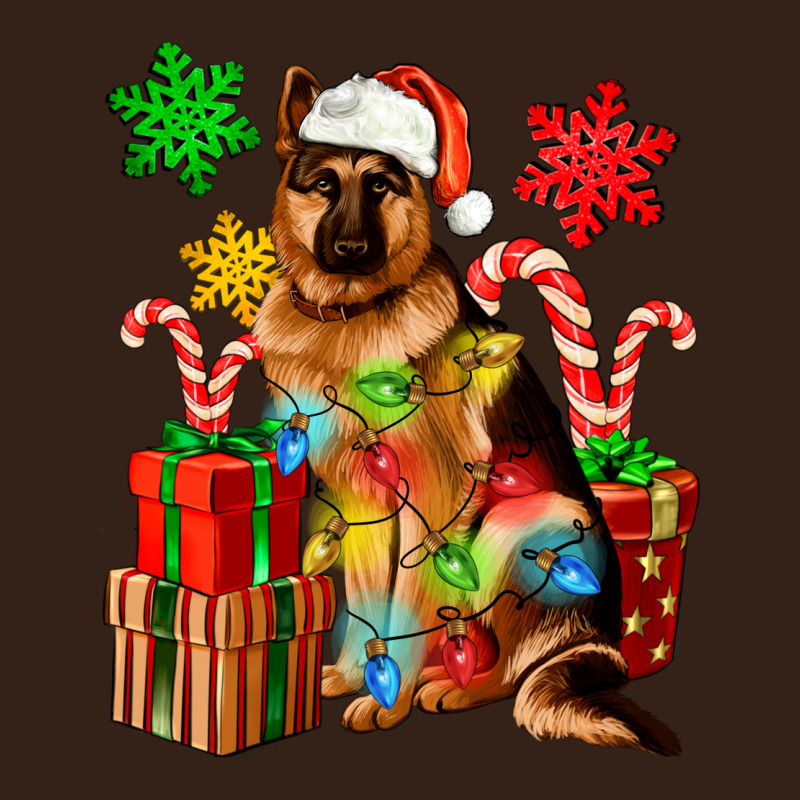 Christmas German Shepherd Heavy Core Tee by Artiststas | Teevron
