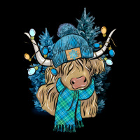 Winter Long Haired Cow Zipper Hoodie | Teevron